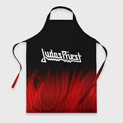 Фартук кулинарный Judas Priest red plasma, цвет: 3D-принт