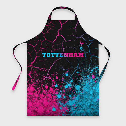 Фартук Tottenham - neon gradient: символ сверху / 3D-принт – фото 1