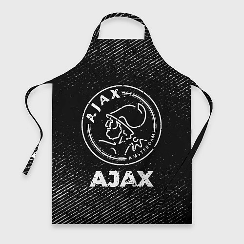 Фартук Ajax с потертостями на темном фоне / 3D-принт – фото 1