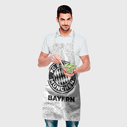 Фартук кулинарный Bayern с потертостями на светлом фоне, цвет: 3D-принт — фото 2