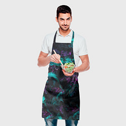 Фартук кулинарный Неоновые Коралы, цвет: 3D-принт — фото 2