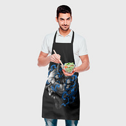 Фартук кулинарный Ледяная ярость Кратоса GoW Ragnarok, цвет: 3D-принт — фото 2