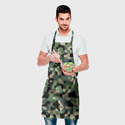 Фартук кулинарный Камуфляж WW2 US Summer Verdant, цвет: 3D-принт — фото 2