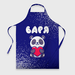 Фартук кулинарный Варя панда с сердечком, цвет: 3D-принт