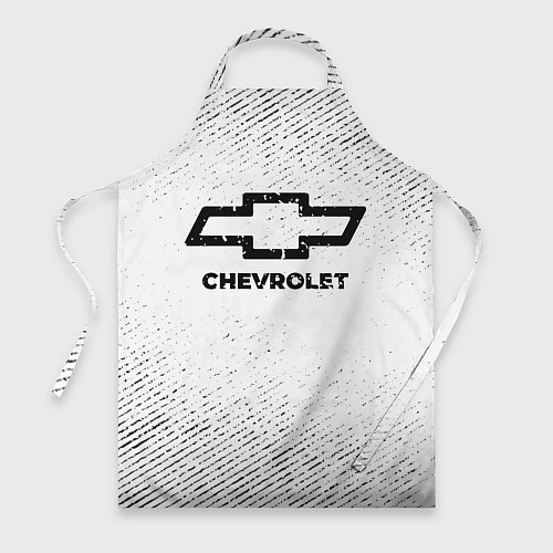 Фартук Chevrolet с потертостями на светлом фоне / 3D-принт – фото 1