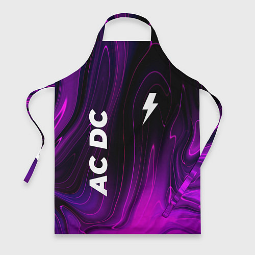 Фартук AC DC violet plasma / 3D-принт – фото 1