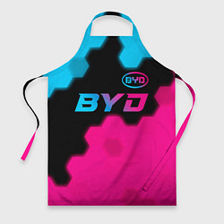 Фартук BYD - neon gradient: символ сверху