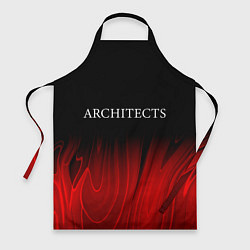 Фартук Architects red plasma