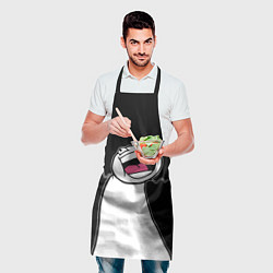 Фартук кулинарный Йолло - Мемные стикеры, цвет: 3D-принт — фото 2