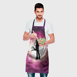 Фартук кулинарный Влюблённые - силуэт, цвет: 3D-принт — фото 2