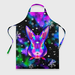 Фартук кулинарный Неоновый кролик, цвет: 3D-принт