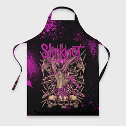 Фартук кулинарный Slipknot pink, цвет: 3D-принт