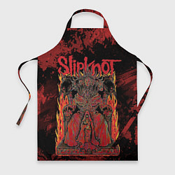 Фартук Slipknot black and red