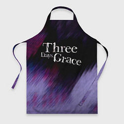 Фартук кулинарный Three Days Grace lilac, цвет: 3D-принт