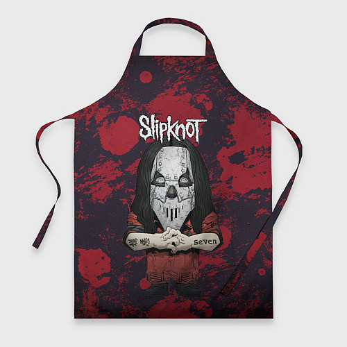 Фартук Slipknot dark red / 3D-принт – фото 1