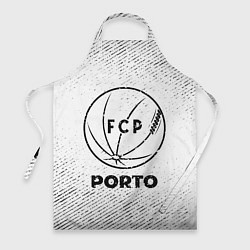 Фартук кулинарный Porto с потертостями на светлом фоне, цвет: 3D-принт