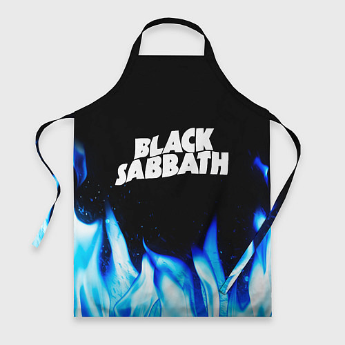 Фартук Black Sabbath blue fire / 3D-принт – фото 1