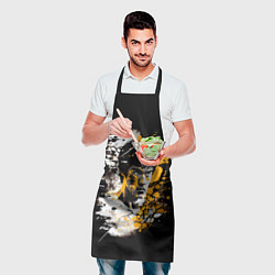 Фартук кулинарный Брюс Ли в стиле поп арт, цвет: 3D-принт — фото 2