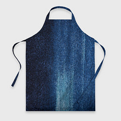 Фартук кулинарный Синие блёстки во тьме, цвет: 3D-принт