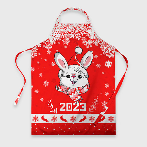 Фартук Праздничный кролик 2023 / 3D-принт – фото 1
