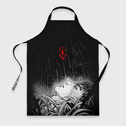 Фартук кулинарный Гаст под дождем - берсерк, цвет: 3D-принт
