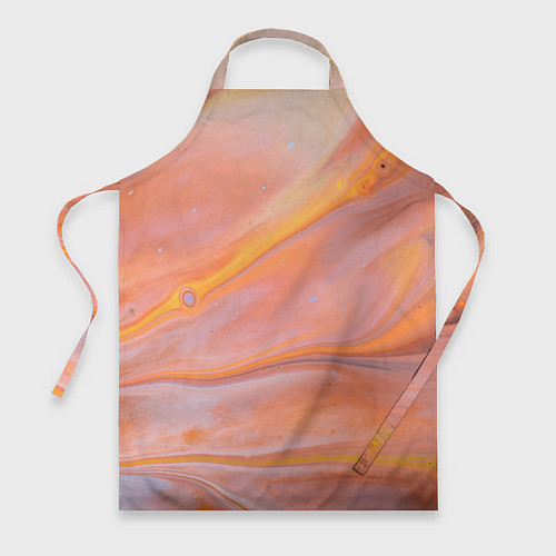 Фартук Оранжевая река и краски / 3D-принт – фото 1