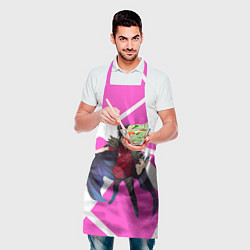 Фартук кулинарный Повелитель тьмы на подработке - Садао, цвет: 3D-принт — фото 2