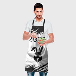 Фартук кулинарный НГ Кролик хитрый на светлом, цвет: 3D-принт — фото 2