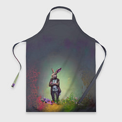 Фартук кулинарный Кролик на стиле, цвет: 3D-принт