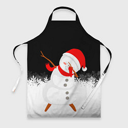 Фартук кулинарный Снеговик dab, цвет: 3D-принт