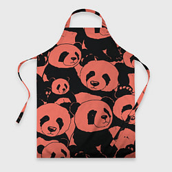 Фартук кулинарный С красными пандами, цвет: 3D-принт