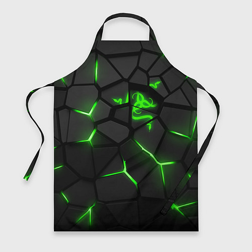 Фартук Razer green neon / 3D-принт – фото 1