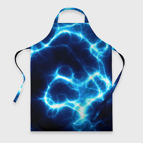 Фартук Молния грозовая - электрические разряды / 3D-принт – фото 1