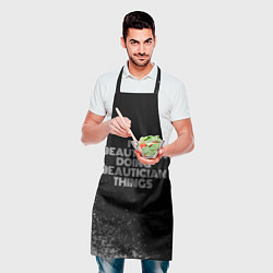 Фартук кулинарный Im beautician doing beautician things: на темном, цвет: 3D-принт — фото 2