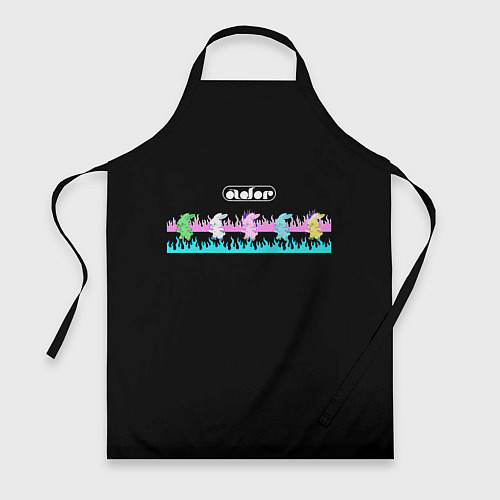 Фартук NewJeans logo bunnies Minji Hanni Danielle Haerin / 3D-принт – фото 1