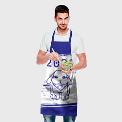 Фартук кулинарный НГ Кролик с банданой на светлом, цвет: 3D-принт — фото 2