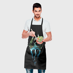 Фартук кулинарный Логотип Скайрим, цвет: 3D-принт — фото 2