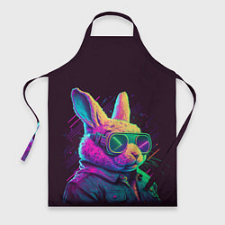 Фартук кулинарный Модный кролик в очках, цвет: 3D-принт
