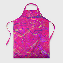 Фартук кулинарный Розовая абстракция, цвет: 3D-принт