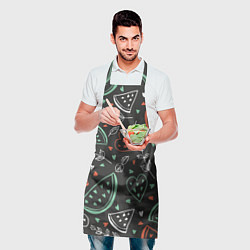 Фартук кулинарный Любовь в арбузах, цвет: 3D-принт — фото 2