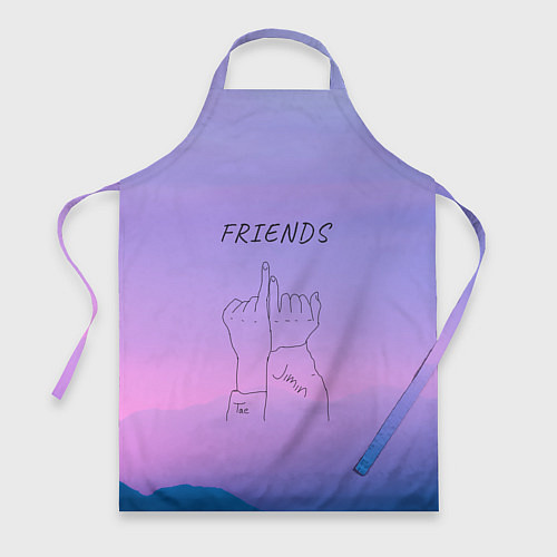 Фартук Friends - Jimin and Taehyung BTS / 3D-принт – фото 1