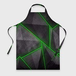 Фартук кулинарный Stripes Abstract green, цвет: 3D-принт