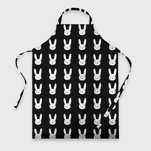 Фартук Bunny pattern black / 3D-принт – фото 1
