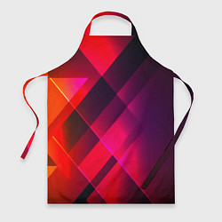 Фартук кулинарный Кубические грани абстракции, цвет: 3D-принт