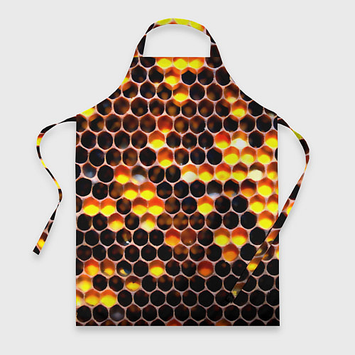 Фартук Медовые пчелиные соты / 3D-принт – фото 1