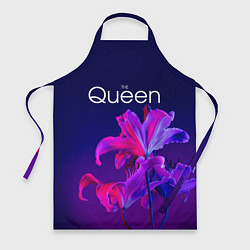 Фартук кулинарный The Queen Королева и цветы, цвет: 3D-принт