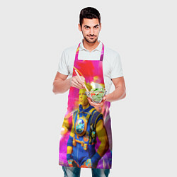 Фартук кулинарный Барт Симпсон - крутой чувак - нейросеть, цвет: 3D-принт — фото 2