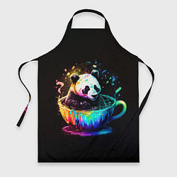 Фартук кулинарный Панда в кружке, цвет: 3D-принт