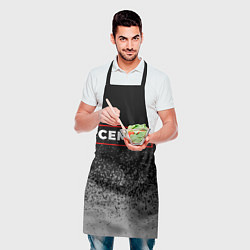 Фартук кулинарный Семен - в рамке красного цвета, цвет: 3D-принт — фото 2