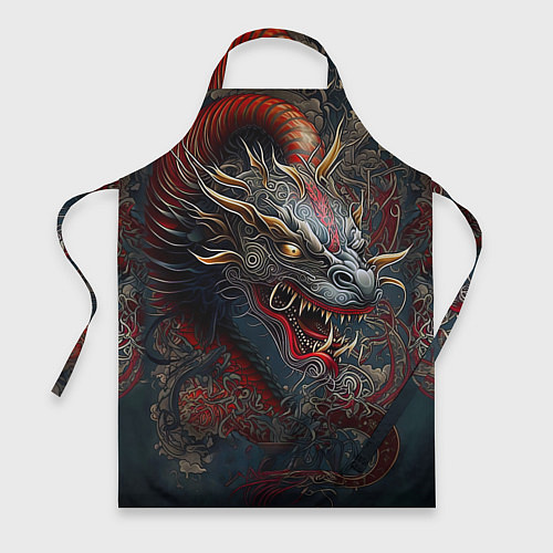 Фартук Дракон Irezumi / 3D-принт – фото 1
